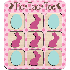 DIY  bunny/egg tic tac toe