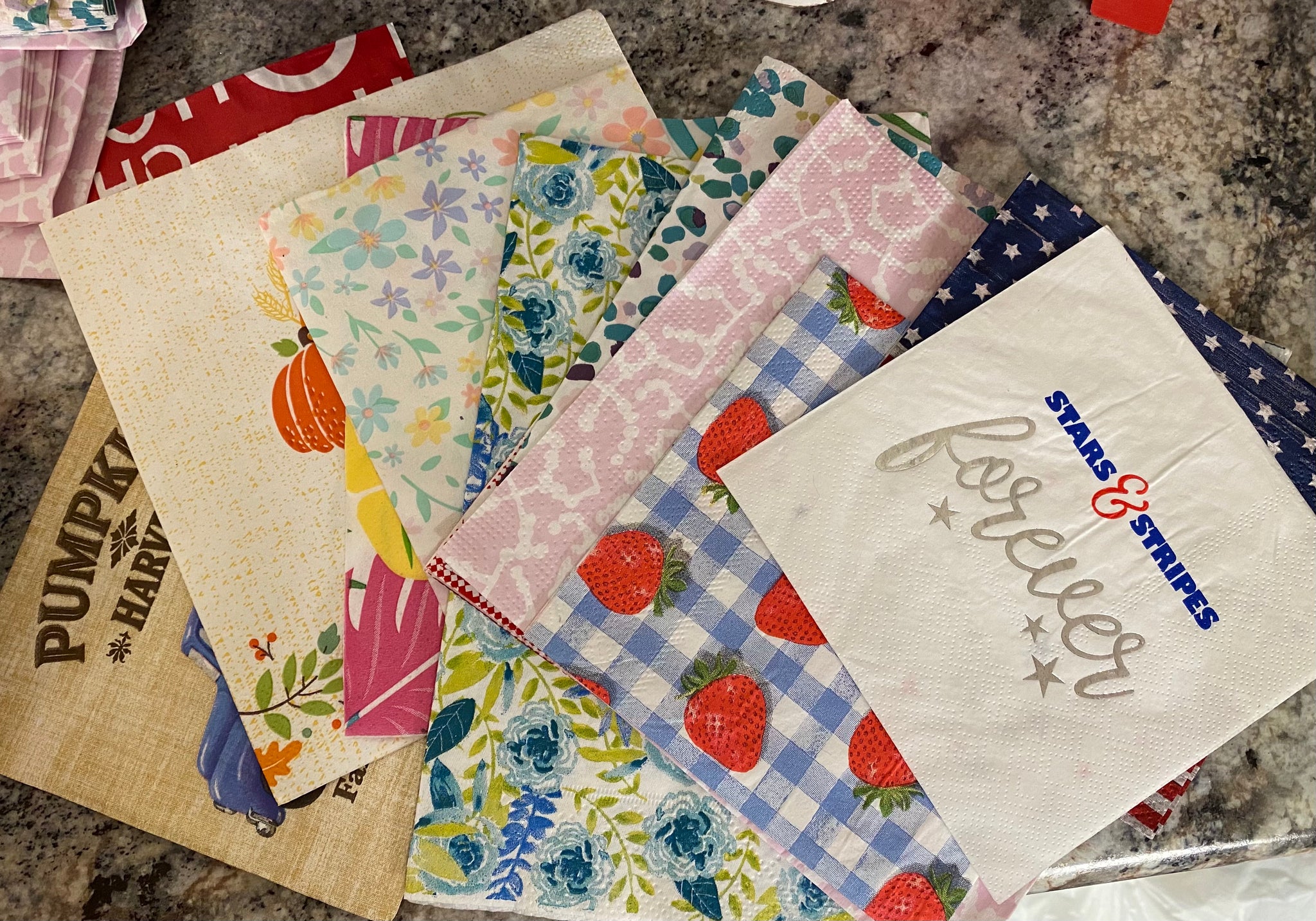 Decoupage napkins – The Painted Toolbox